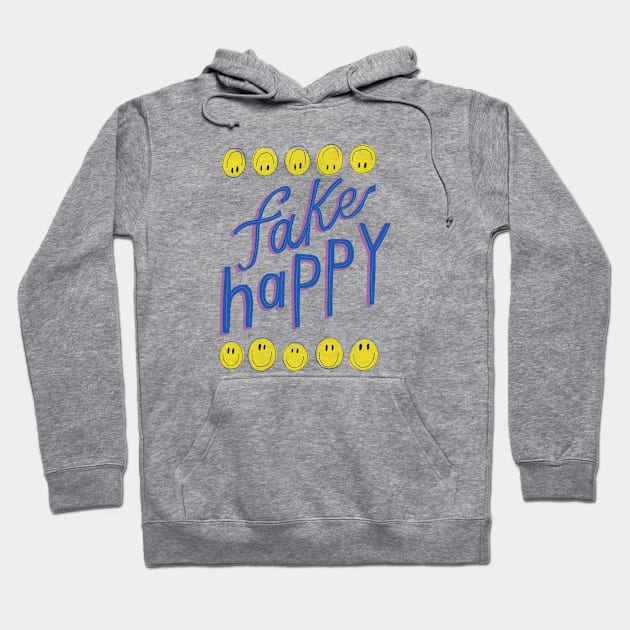 Happy Fake Hoodie by Haldeman Haüs